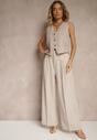 Pantaloni Galaniel Bej deschis