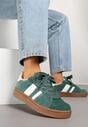 Sneakers Nevellise Verde cu alb