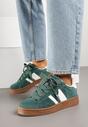 Sneakers Nevellise Verde cu alb