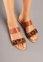 Papuci Denelie Imprimeu leopard