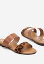 Papuci Denelie Imprimeu leopard