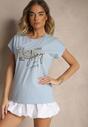 T-shirt Inellira Albastru deschis