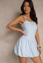 Rochie Donellia Albastru deschis