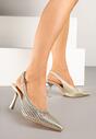 Pantofi stiletto Meranoria Aurii