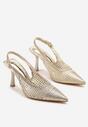 Pantofi stiletto Meranoria Aurii