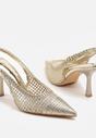 Pantofi stiletto Meranoria Aurii