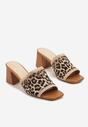 Papuci Teonelia Imprimeu leopard
