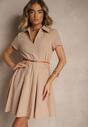 Rochie Weolessa Bej închis