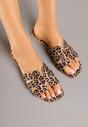 Papuci Dovina Imprimeu leopard