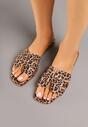 Papuci Dovina Imprimeu leopard