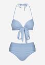 Costum de baie bikini Fevarelia Albastru deschis