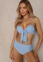 Costum de baie bikini Fevarelia Albastru deschis
