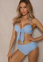 Costum de baie bikini Fevarelia Albastru deschis
