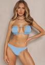 Costum de baie bikini Folinira Albastru deschis