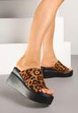 Papuci Imprimeu leopard