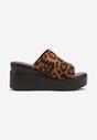 Papuci Imprimeu leopard