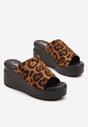 Papuci Imprimeu leopard