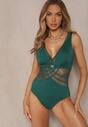 Costum de baie Folore Verde închis