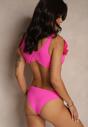 Costum de baie bikini Folissa Roz