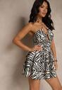 Rochie Sadazelle Bej cu negru