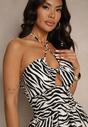 Rochie Sadazelle Bej cu negru