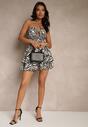 Rochie Sadazelle Bej cu negru