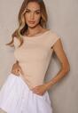 T-shirt Gallenia Bej deschis