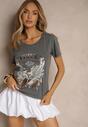 T-shirt Trenelia Gri închis