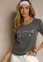 T-shirt Savetelle Gri închis