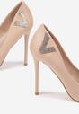 Pantofi stiletto Ulosinela Bej