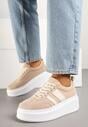 Sneakers Redoreve Bej închis