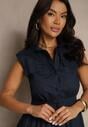 Rochie Saviette Bleumarin