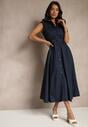 Rochie Saviette Bleumarin