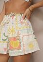 Pantaloni scurți Fevalissa Galbeni