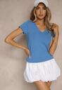 T-shirt Linalitia Albastru