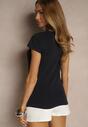T-shirt Linalitia Bleumarin