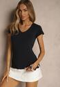T-shirt Linalitia Bleumarin
