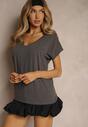 T-shirt Linithiela Gri închis