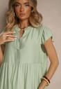 Rochie Mevamara Verde deschis