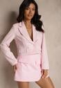 Sacou Roz deschis