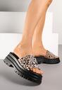 Papuci Fevielle Imprimeu leopard