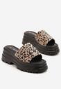 Papuci Fevielle Imprimeu leopard