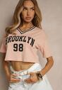T-shirt Lireline Roz închis