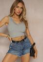 Top Nitafina Gri deschis
