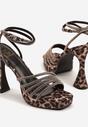 Sandale Atalitia Imprimeu leopard