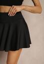 Czarne Spódnico-Szorty High Waist Lumivine