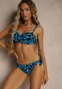 Niebieskie Bikini 3-częściowe Biustonosz i Majtki Figi w Dwóch Wariantach Milanisse