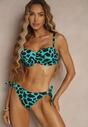 Zielone Bikini 3-częściowe Biustonosz i Majtki Figi w Dwóch Wariantach Milanisse