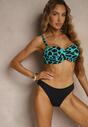 Zielone Bikini 3-częściowe Biustonosz i Majtki Figi w Dwóch Wariantach Milanisse