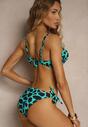 Zielone Bikini 3-częściowe Biustonosz i Majtki Figi w Dwóch Wariantach Milanisse